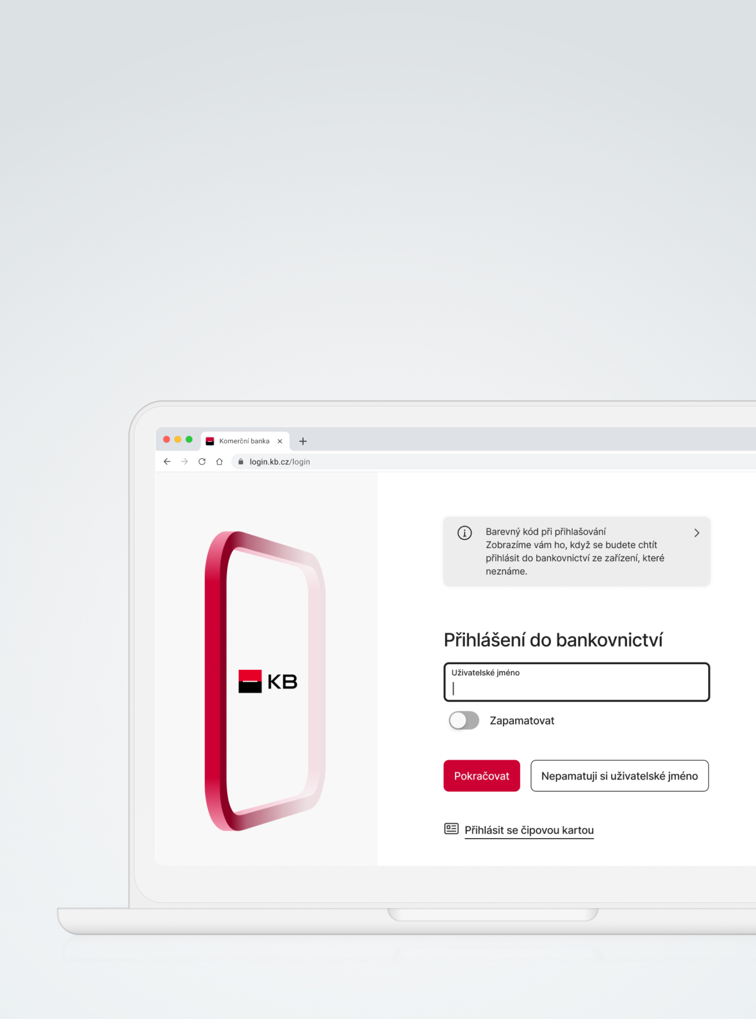 Same login, new look